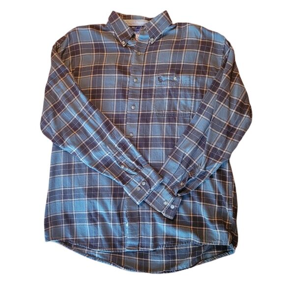 George Straight Cowboy Cut Collection by Wrangler Button Down Shirt Long Sleeve - Picture 1 of 6